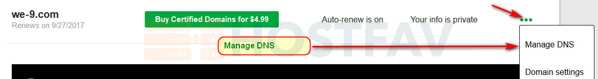 Manage DNS