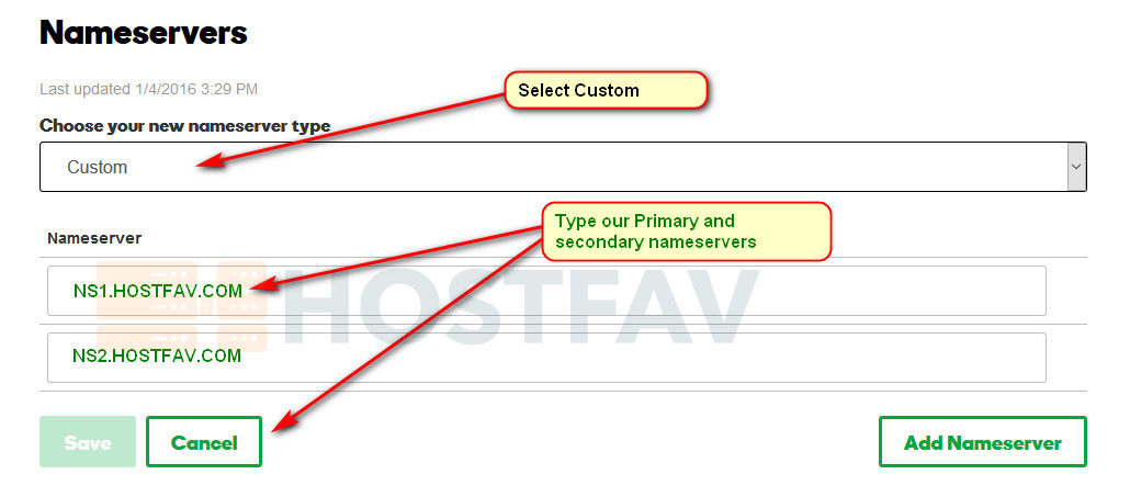 Hostfav's Nameservers