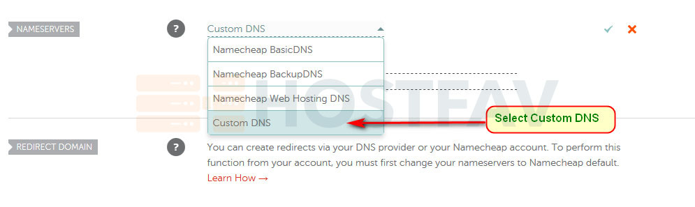 Namecheap Manage Custom DNS